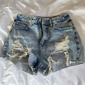festival denim shorts